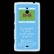 Coque Nokia Lumia 1320 1 point bonus offensif-défensif Bleu