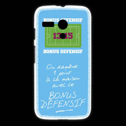 Coque Motorola G 1 point bonus offensif-défensif Bleu