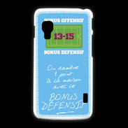 Coque LG L5 2 1 point bonus offensif-défensif Bleu