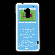 Coque HTC One Max 1 point bonus offensif-défensif Bleu