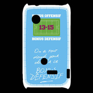 Coque Sony Xperia Typo Obtenir le Bonus offensif-défensif Bleu