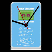 Pendule de bureau Obtenir le Bonus offensif-défensif Bleu