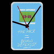 Grande pendule murale The pack Bonus offensif-défensif Bleu