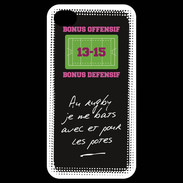Coque iPhone 4 / iPhone 4S Les potes Bonus offensif-défensif Noir