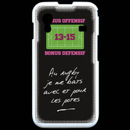 Coque Samsung ACE S5830 Les potes Bonus offensif-défensif Noir