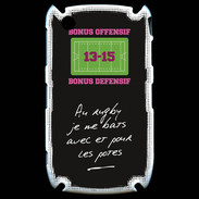 Coque Blackberry 8520 Les potes Bonus offensif-défensif Noir