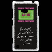 Coque Nokia Lumia 720 Les potes Bonus offensif-défensif Noir