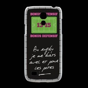 Coque Samsung Galaxy S4mini Les potes Bonus offensif-défensif Noir