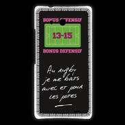 Coque Huawei Ascend Mate Les potes Bonus offensif-défensif Noir