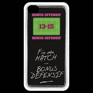 Coque iPhone 4 / iPhone 4S Fin de match Bonus offensif-défensif Noir