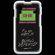 Coque Samsung ACE S5830 Fin de match Bonus offensif-défensif Noir