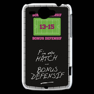 Coque HTC Wildfire G8 Fin de match Bonus offensif-défensif Noir