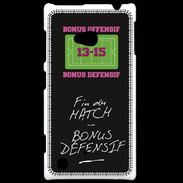 Coque Nokia Lumia 720 Fin de match Bonus offensif-défensif Noir