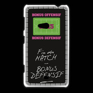 Coque Nokia Lumia 625 Fin de match Bonus offensif-défensif Noir