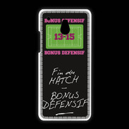 Coque HTC One Mini Fin de match Bonus offensif-défensif Noir
