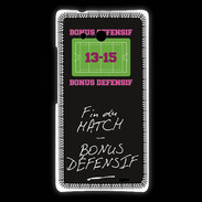 Coque Huawei Ascend Mate Fin de match Bonus offensif-défensif Noir
