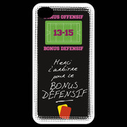 Coque iPhone 4 / iPhone 4S Merci l'arbitre Bonus offensif-défensif Noir