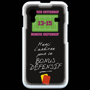 Coque Samsung ACE S5830 Merci l'arbitre Bonus offensif-défensif Noir