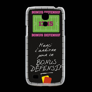 Coque Samsung Galaxy S4mini Merci l'arbitre Bonus offensif-défensif Noir