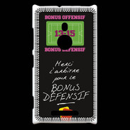 Coque Nokia Lumia 925 Merci l'arbitre Bonus offensif-défensif Noir