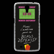 Coque Samsung Galaxy Mega Merci l'arbitre Bonus offensif-défensif Noir