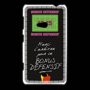 Coque Nokia Lumia 625 Merci l'arbitre Bonus offensif-défensif Noir