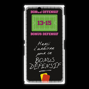 Coque Sony Xpéria Z Ultra Merci l'arbitre Bonus offensif-défensif Noir