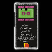 Coque Huawei Ascend Mate Merci l'arbitre Bonus offensif-défensif Noir