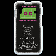 Coque Samsung ACE S5830 Plaquage Bonus offensif-défensif Noir