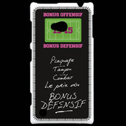 Coque Nokia Lumia 720 Plaquage Bonus offensif-défensif Noir
