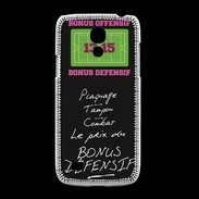 Coque Samsung Galaxy S4mini Plaquage Bonus offensif-défensif Noir