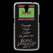 Coque Samsung Galaxy Mega Plaquage Bonus offensif-défensif Noir