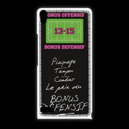 Coque Huawei Ascend P6 Plaquage Bonus offensif-défensif Noir
