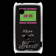 Coque Sony Xperia Typo Mêlée relevée Bonus offensif-défensif Noir