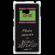Coque Nokia Lumia 720 Mêlée relevée Bonus offensif-défensif Noir
