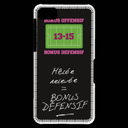 Coque Blackberry Z10 Mêlée relevée Bonus offensif-défensif Noir