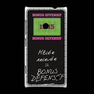 Coque Nokia Lumia 520 Mêlée relevée Bonus offensif-défensif Noir