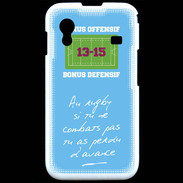 Coque Samsung ACE S5830 Le combat Bonus offensif-défensif Bleu