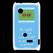 Coque Sony Xperia Typo Le combat Bonus offensif-défensif Bleu