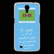 Coque Samsung Galaxy Mega Le combat Bonus offensif-défensif Bleu