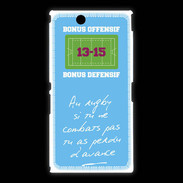 Coque Sony Xpéria Z Ultra Le combat Bonus offensif-défensif Bleu