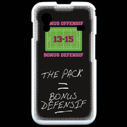 Coque Samsung ACE S5830 The pack Bonus offensif-défensif Noir