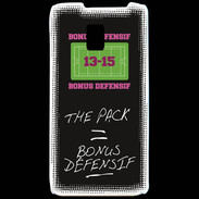 Coque LG P990 The pack Bonus offensif-défensif Noir