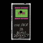 Coque Nokia Lumia 520 The pack Bonus offensif-défensif Noir