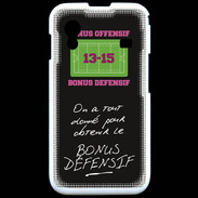 Coque Samsung ACE S5830 Obtenir le Bonus offensif-défensif Noir