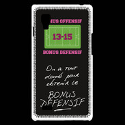 Coque LG Optimus L9 Obtenir le Bonus offensif-défensif Noir