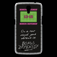 Coque Samsung Galaxy Mega Obtenir le Bonus offensif-défensif Noir