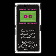 Coque Sony Xpéria Z Ultra Obtenir le Bonus offensif-défensif Noir