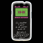 Coque Samsung Galaxy S3 1 point bonus offensif-défensif Noir