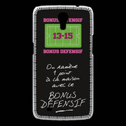 Coque Samsung Galaxy Mega 1 point bonus offensif-défensif Noir